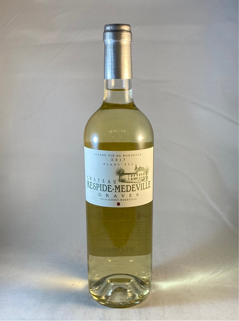 Chateau Respide Medeville Graves Blanc 2017, Bordeaux France