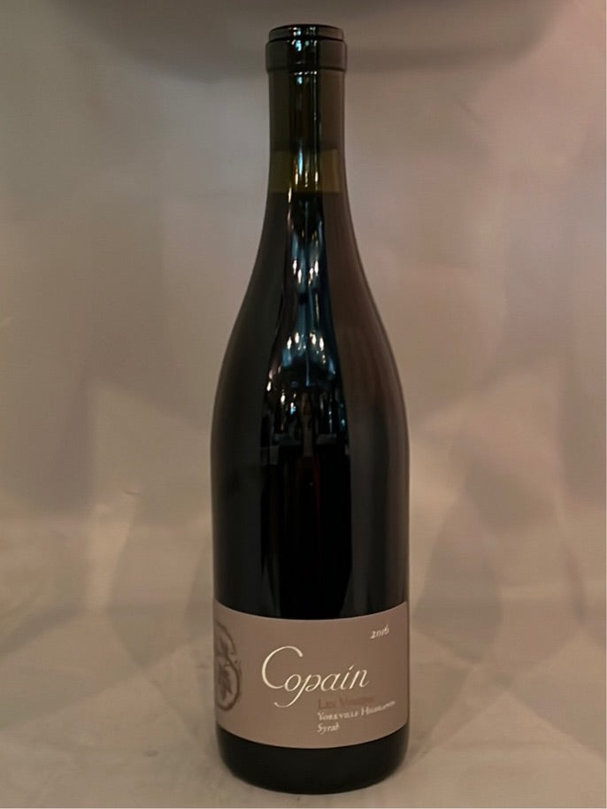 Copain Wines “Les Voisins” Syrah 2016, Yorkville Highlands, Mendocino, CA