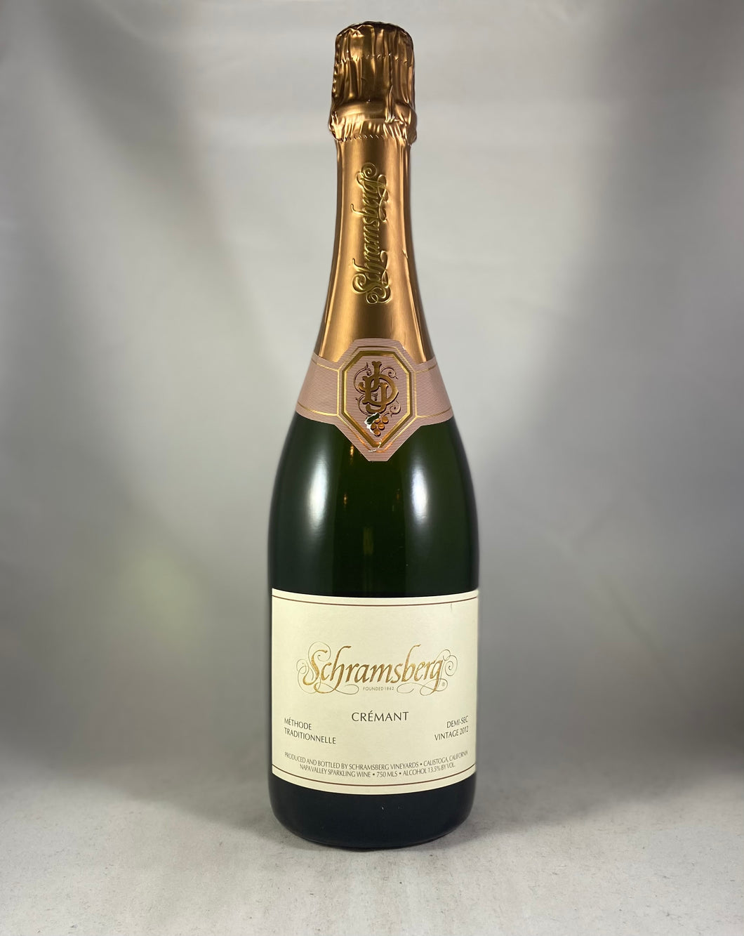 Schramsberg Crémant Méthode Traditionelle Demi-Sec Vintage 2012, CA