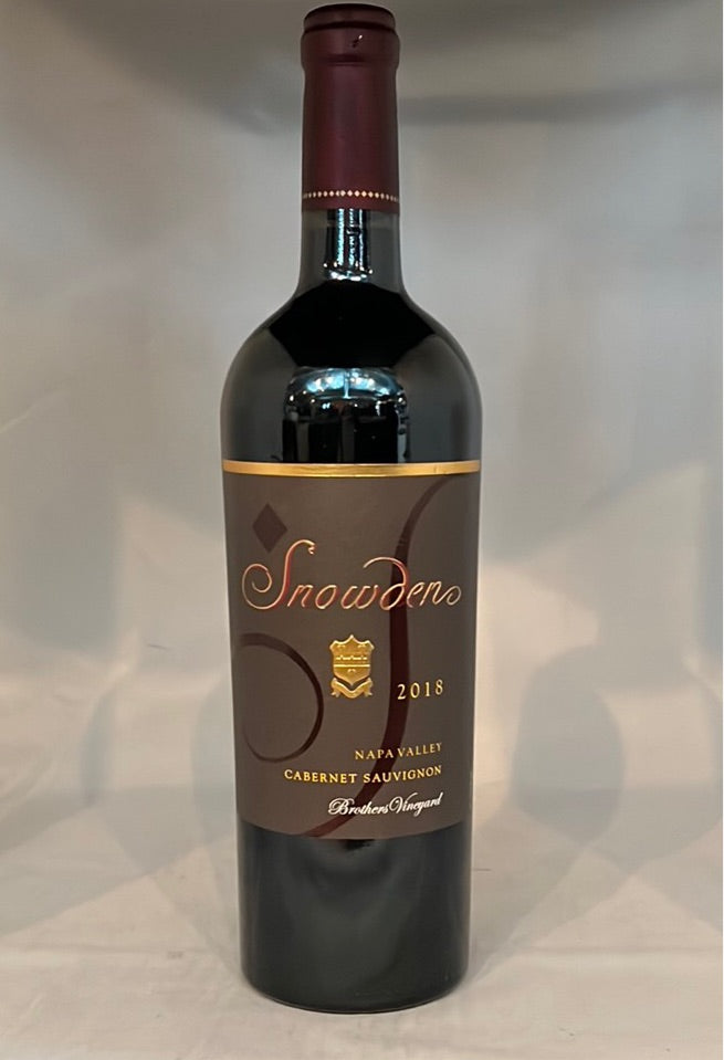 Snowden Brothers Vineyard Cabernet Sauvignon 2018, Napa